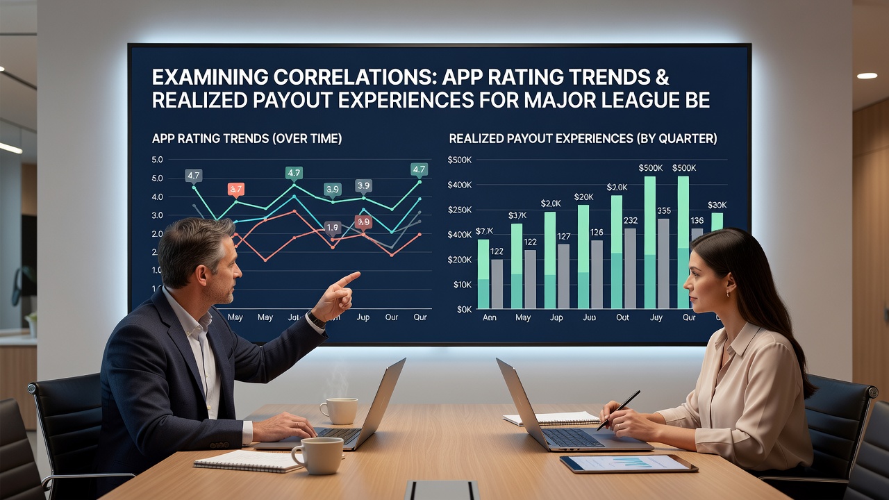 Data visualization comparing user ratings with actual payout completion rates across betting apps