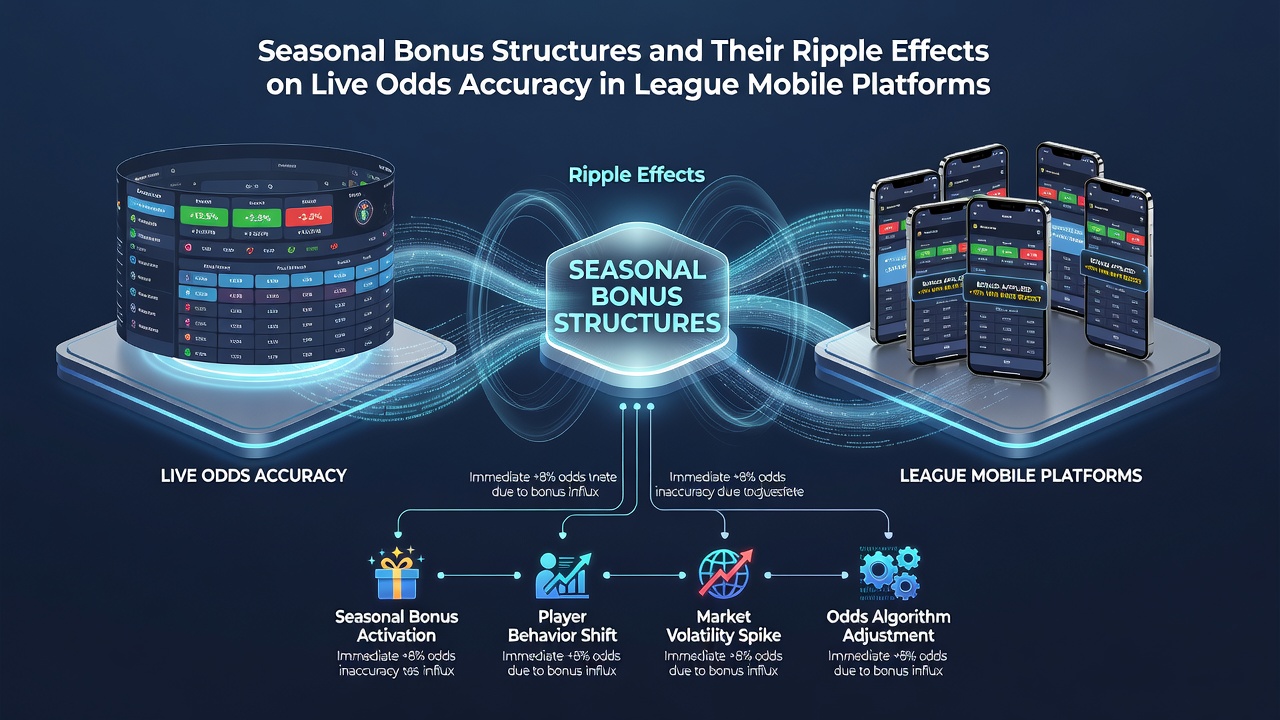 Data visualization of live odds fluctuations during seasonal bonus activation periods in mobile league betting apps