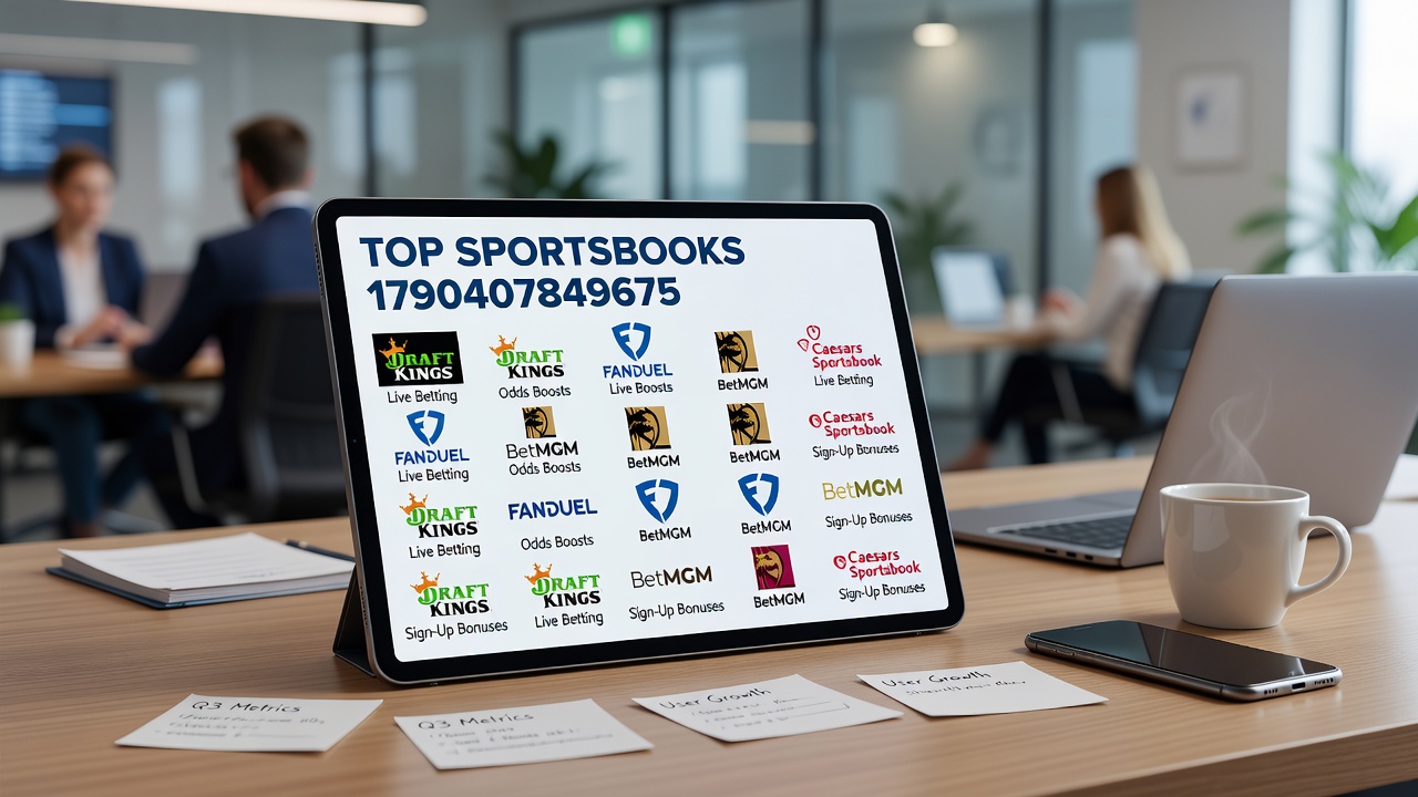Sportsbook payment options and live betting interface examples